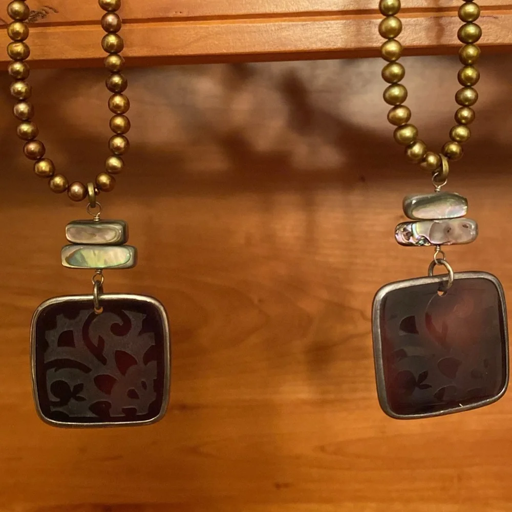 Silpada Bronze Pearl Necklace - Picture 10 of 10